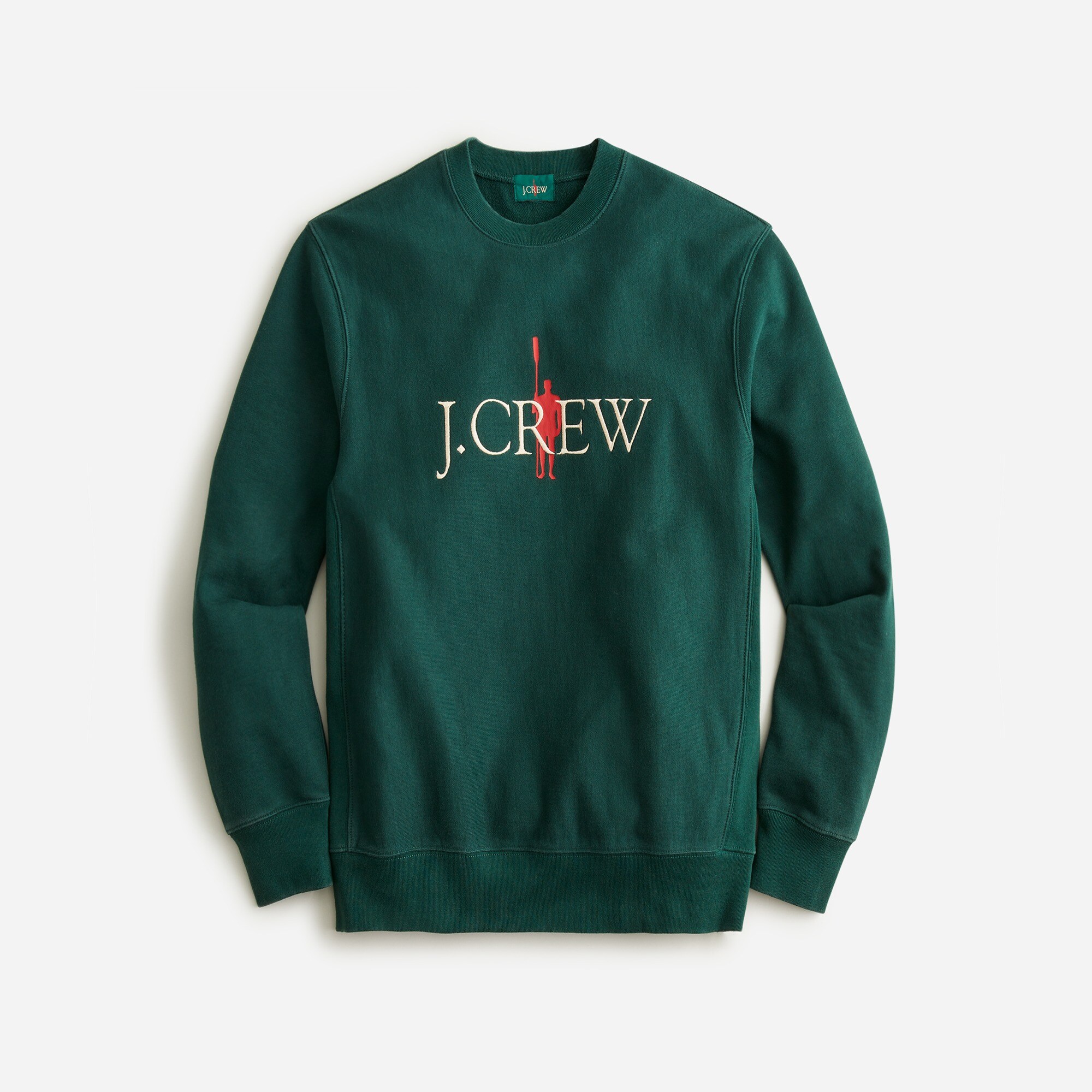 Heritage 14 oz. fleece embroidered oarsman graphic sweatshirt