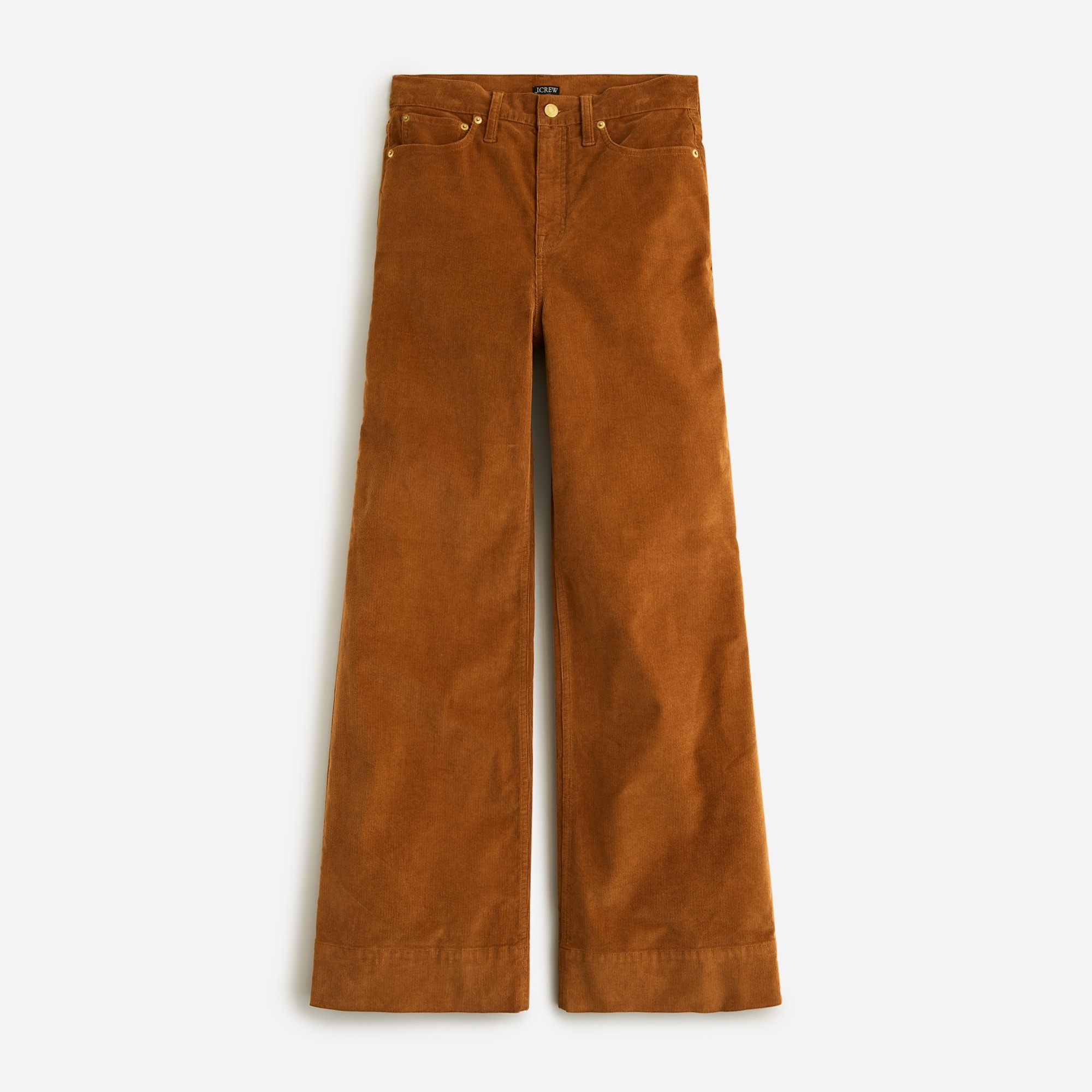 Wide-leg corduroy trouser