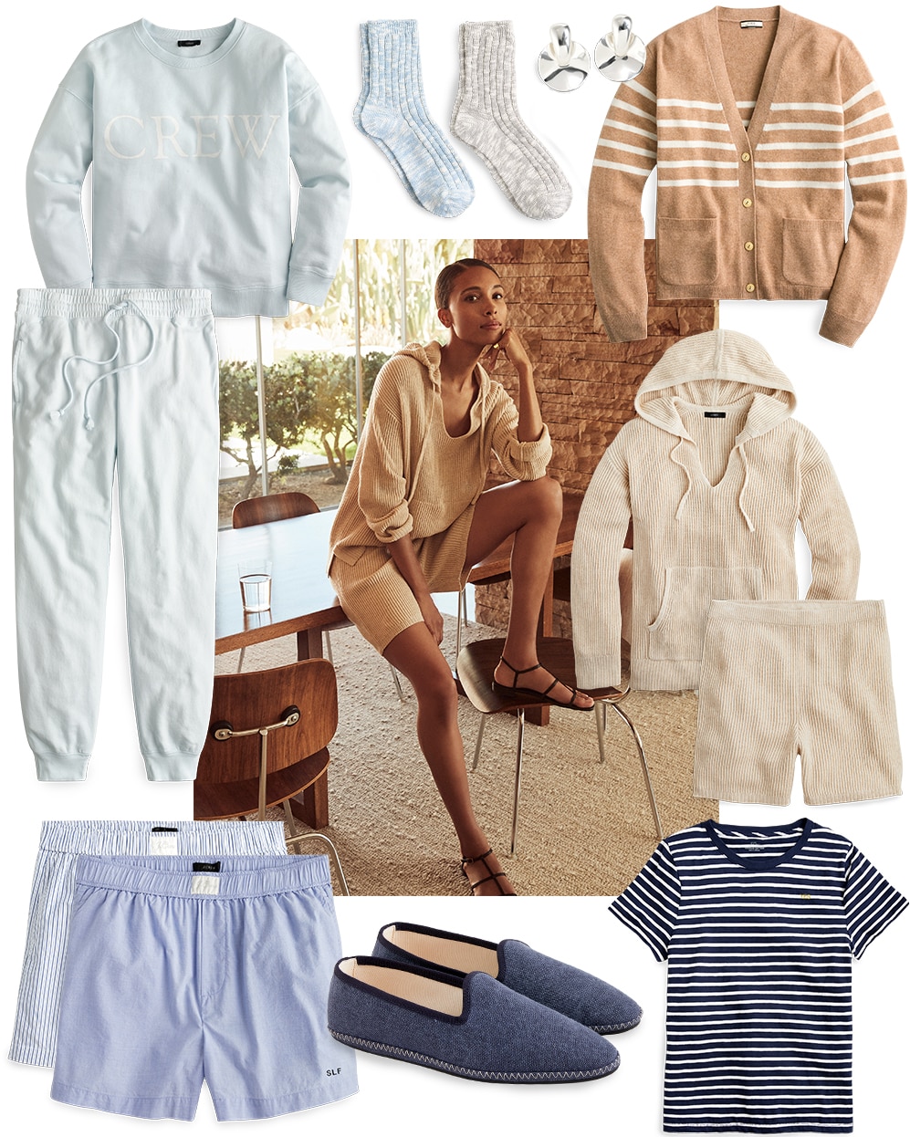 J.crew シルク ブラウス スカート ３点セット The Edit: Luxe Leisure | J.Crew