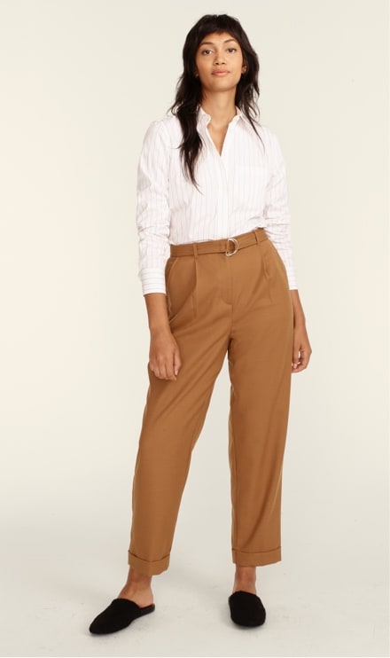 misses wool pants