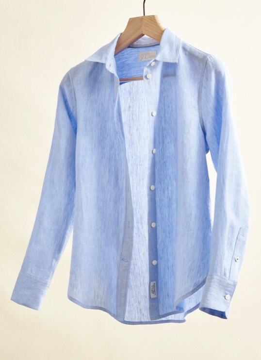 Slim-fit Baird McNutt Irish Linen Shirt 