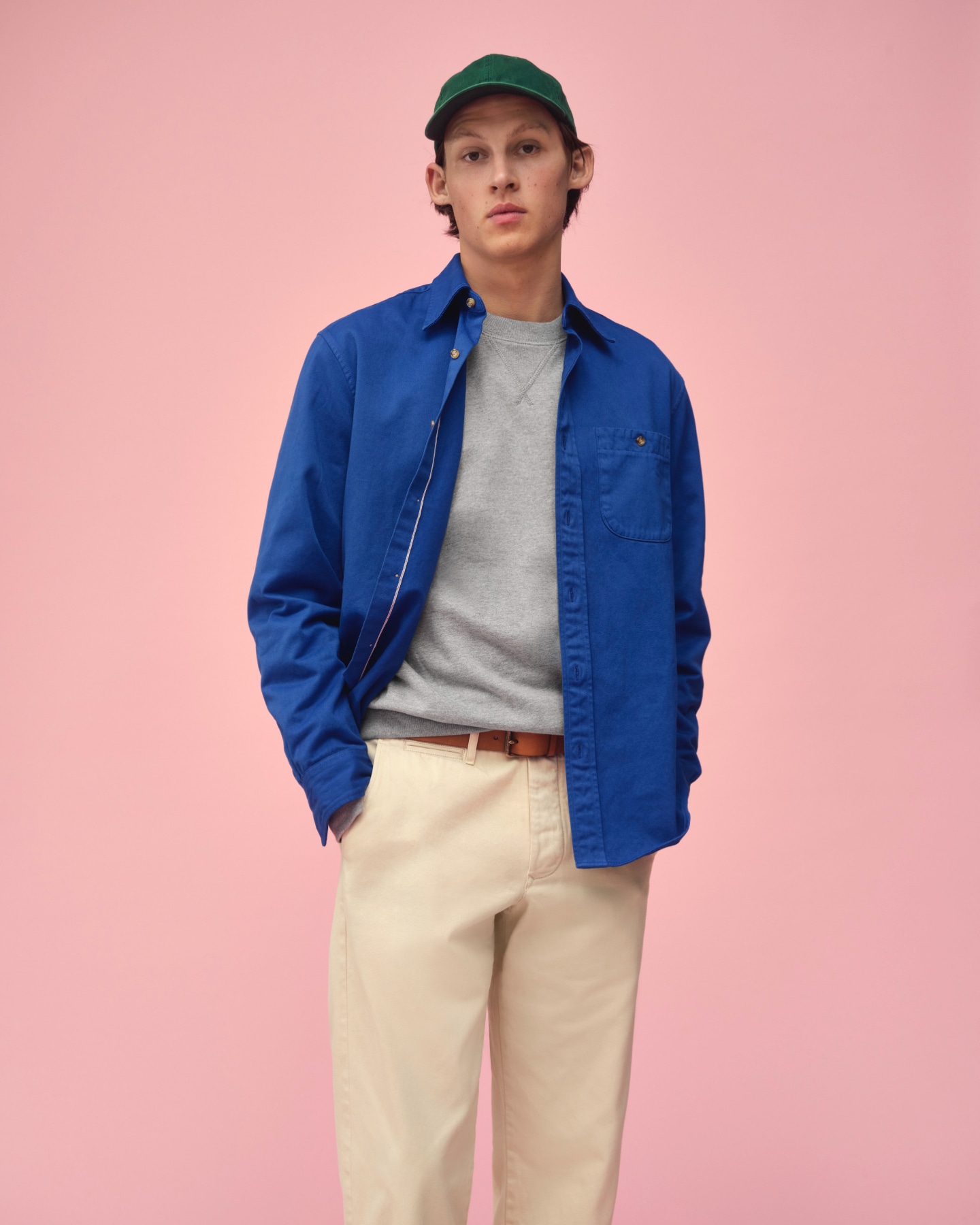 thumbnail image 2 of J.Crew Men's Garment-Dyed Slub Cotton Crew Neck Pocket Tee, Short Sleeve, Sizes XS-XXL, Choose Color 2 of 3