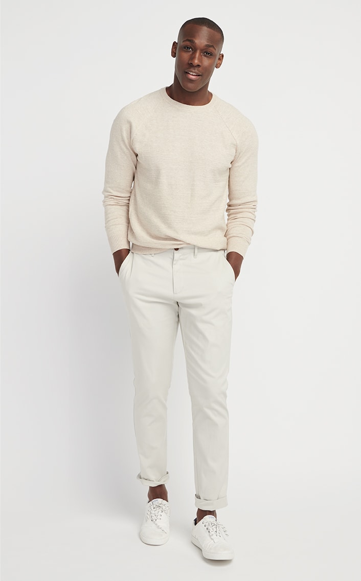 Buy White Trousers & Pants for Men by BENE KLEED Online | Ajio.com