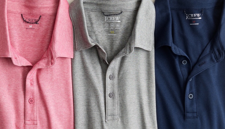 J crew terry polo Clearance