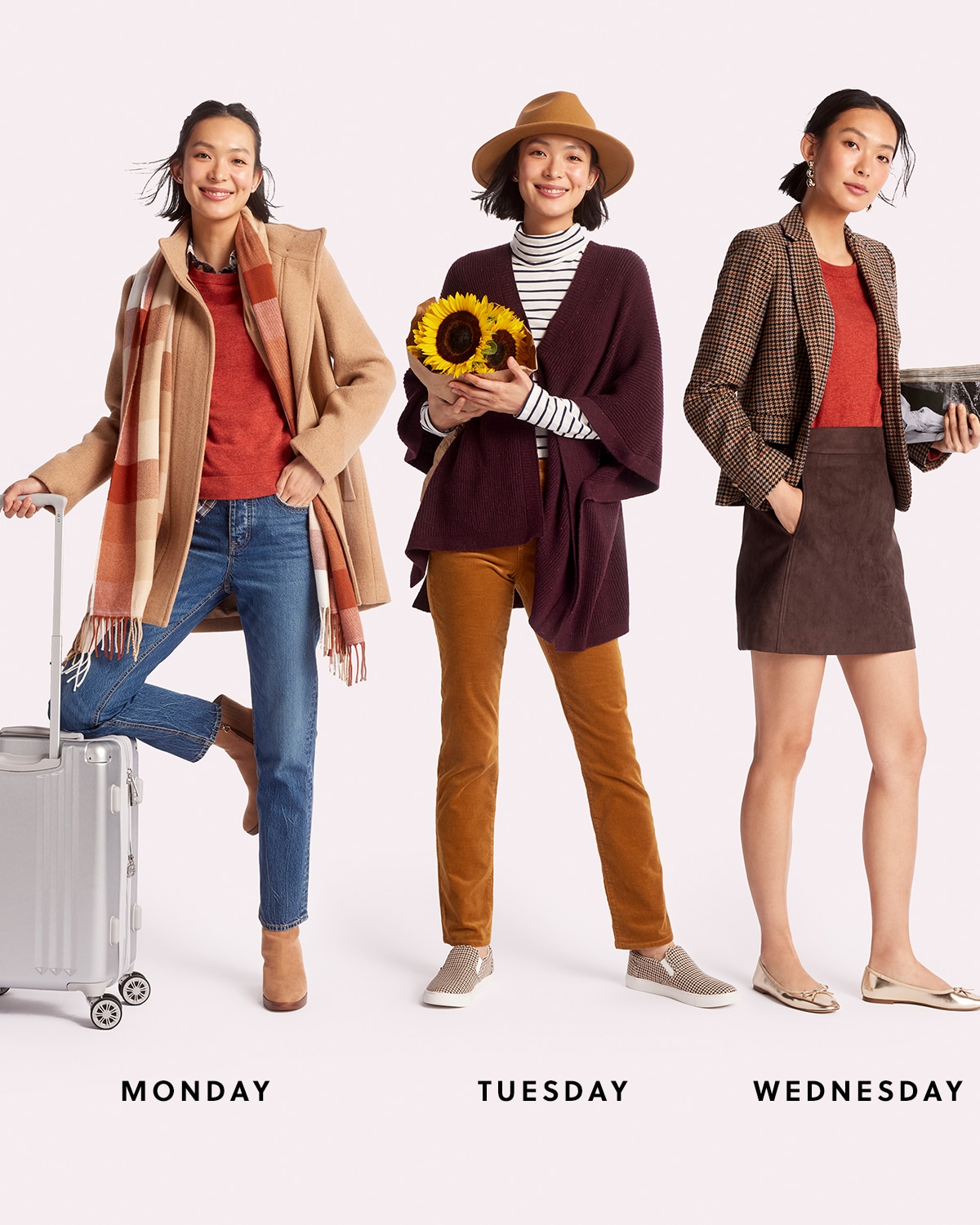 J.Crew バーガンディ フード付きジャケット XS Looks | J.Crew Factory