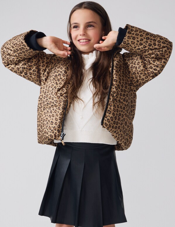 Girls Animal Print Vests Coats Jackets J.Crew