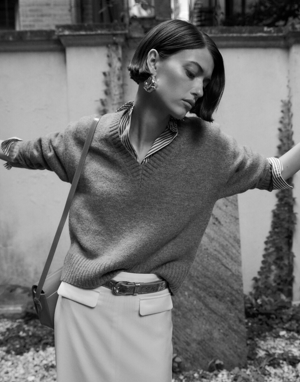 hinge, Jackets & Coats, Hinge Womens Button Utility Jacket Gray Embossed  Cotton Linen Size Medium