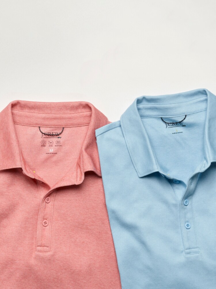 jcrew slub polo