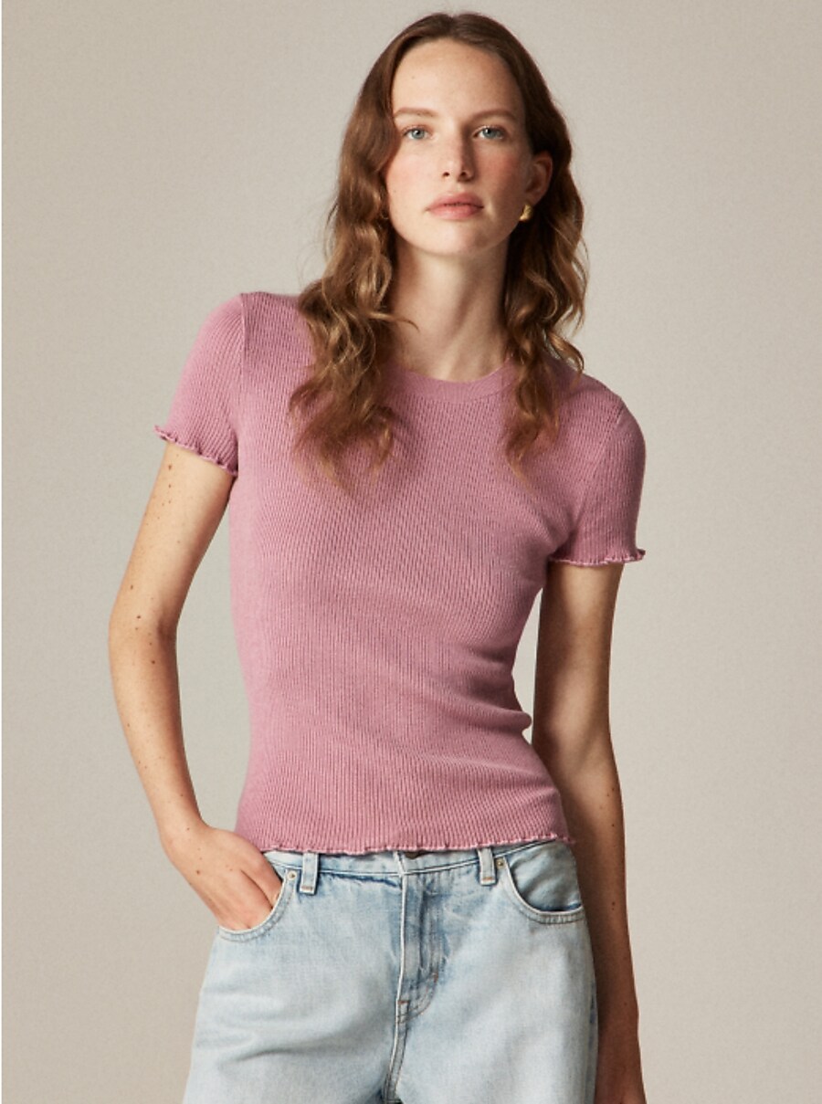 Janice Short Sleeve Sweater