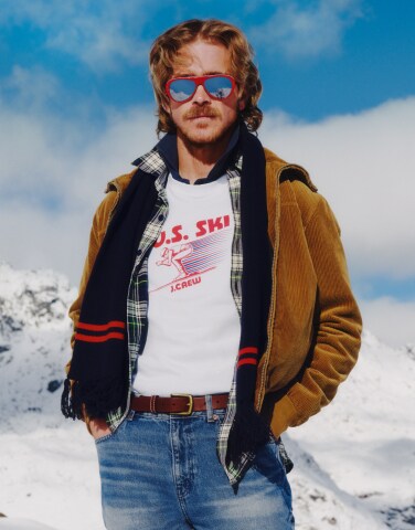BEAMS PLUS X J.Crew Old Boy Surf Club Graphic T-shirt For Men | J.Crew