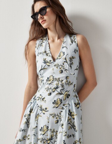 Camicia J.Crew Donna Slim Fit Taglia 4, Floreale Liberty, 100% Cotone, Nuova A $138 - Foto 6