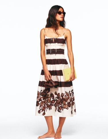 Bungalow Maxi Popover Dress In Dot Linen For Women | J.Crew Bungalow Maxi Popover Dress In Dot Linen For Women | J.Crew