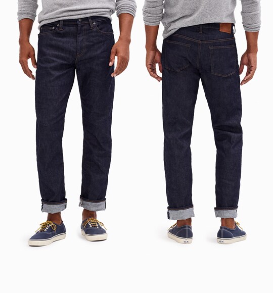 mens fit guide denim