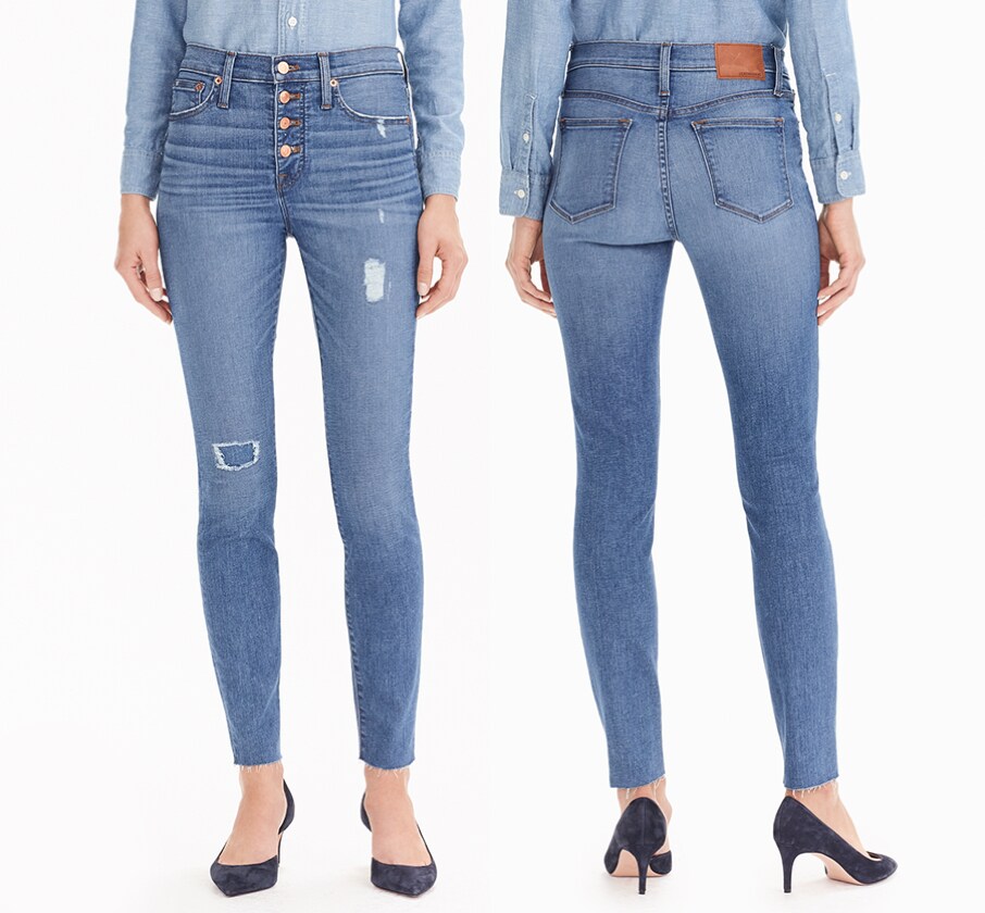 womens fit guide denim high-rise skinny