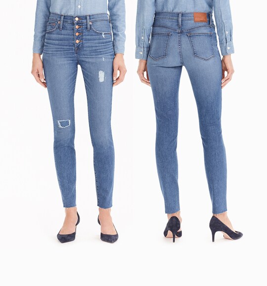 womens fit guide denim high-rise skinny