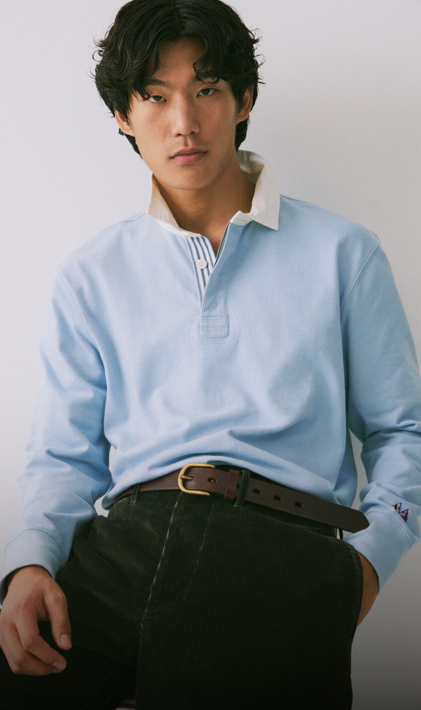 The ribbed heritage cotton sweater