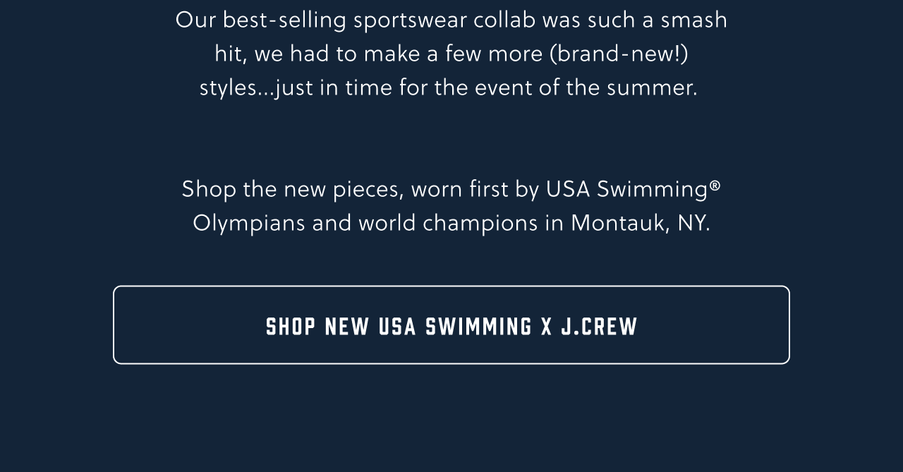 Newsletter content from jcrew