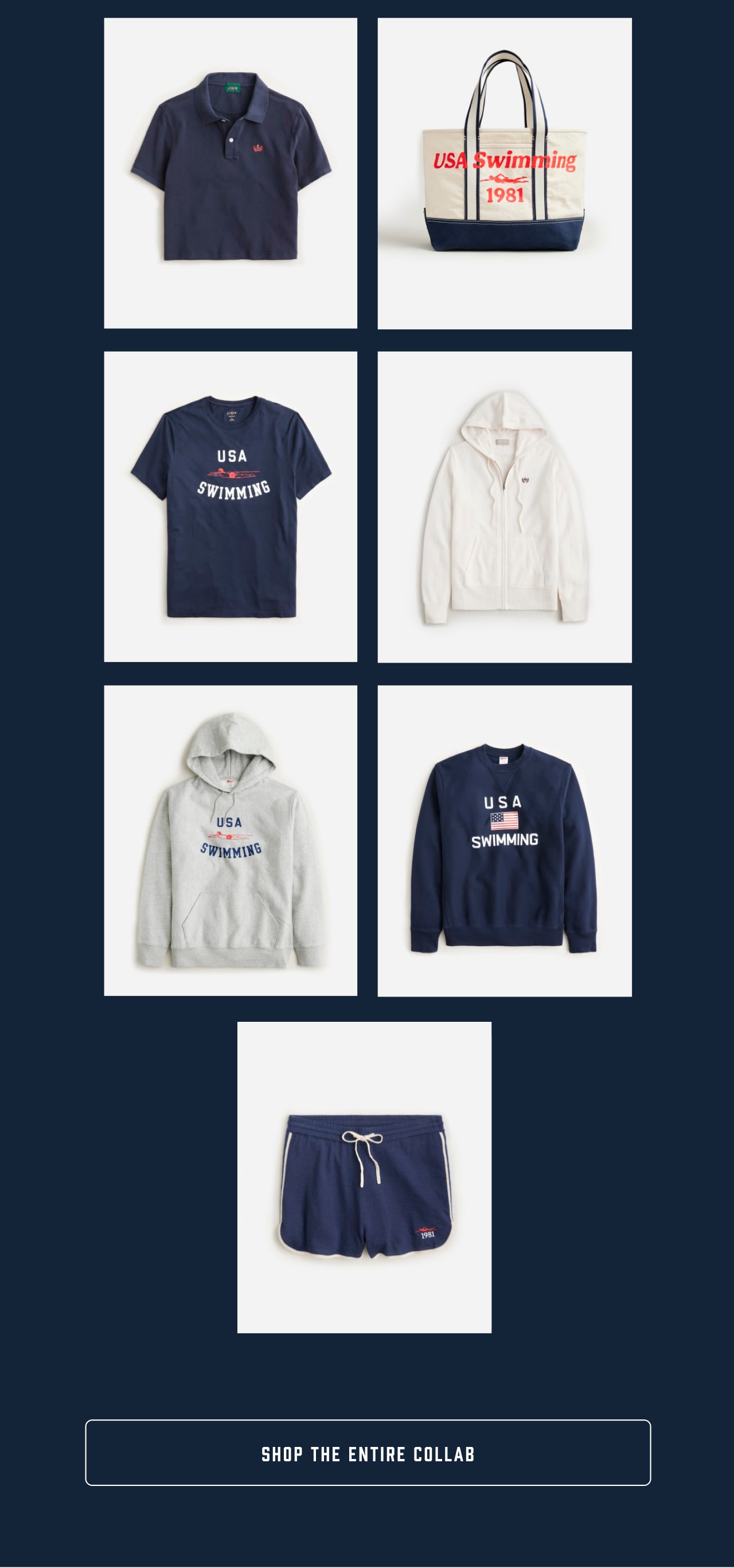 Newsletter content from jcrew