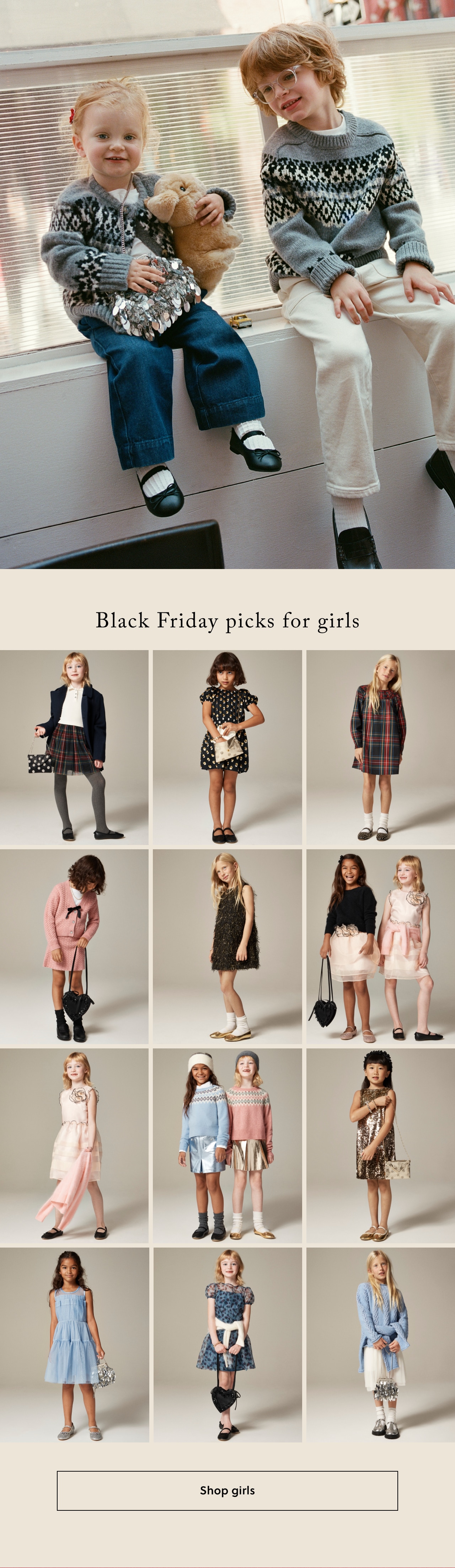 Newsletter content from jcrew