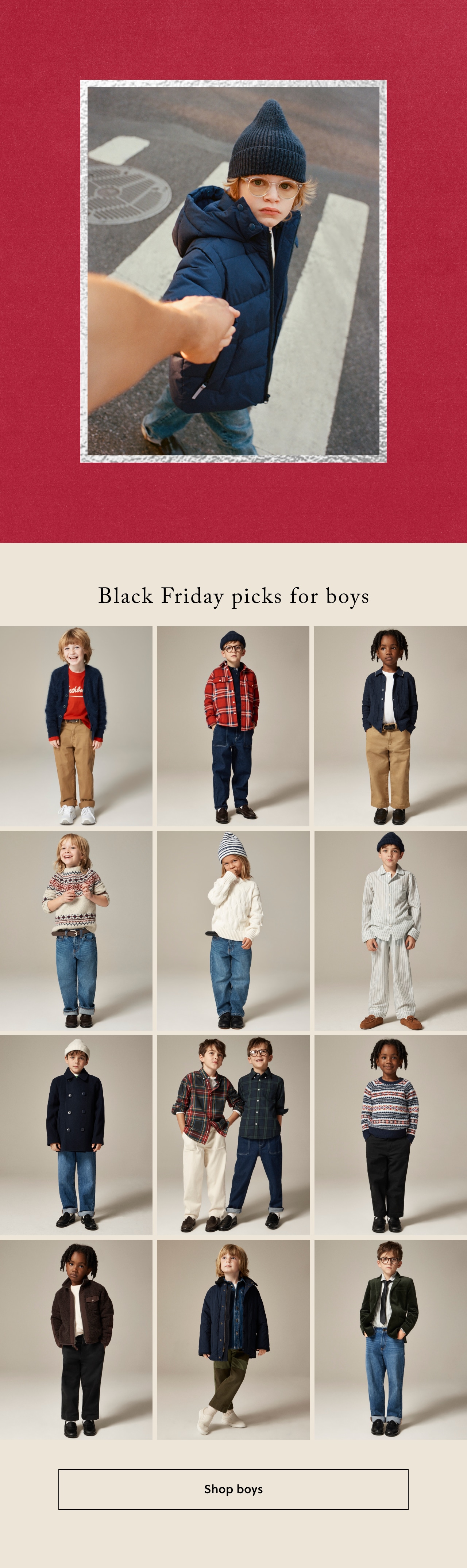 Newsletter content from jcrew