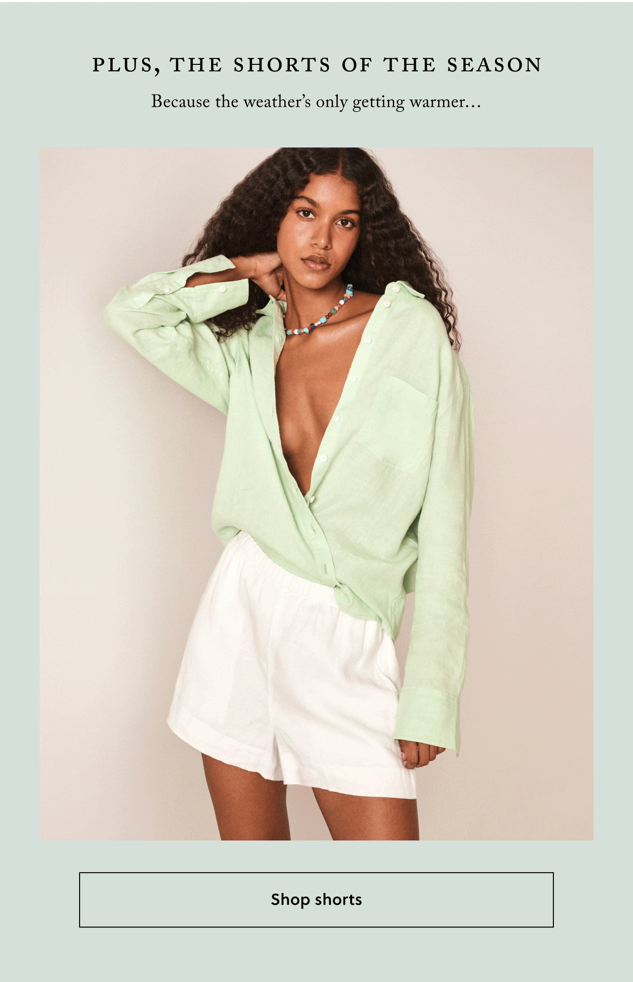 Newsletter content from jcrew