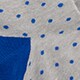 Tipped-stripe socks INDIGO NATURAL NAVAL 