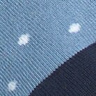 Tipped-stripe socks INDIGO NATURAL NAVAL 
