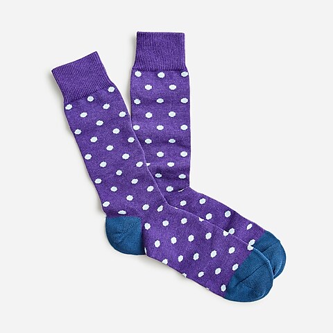mens Medium-dot cotton socks