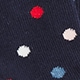 Small dot socks NAVY DOT MULTI