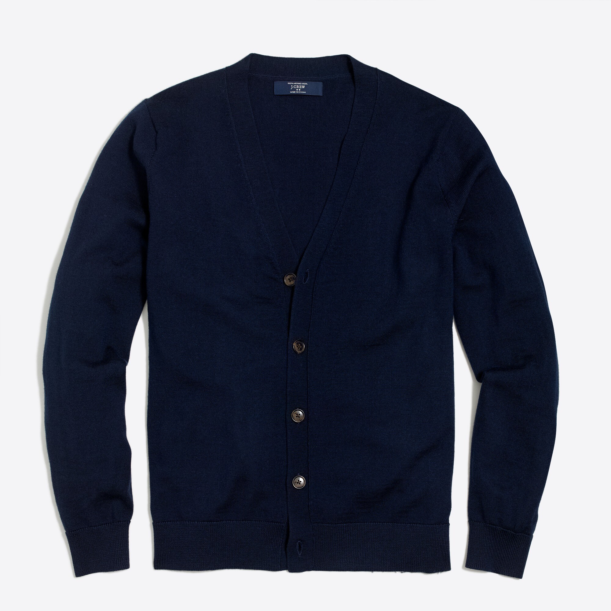 merino wool cardigan sweater for men