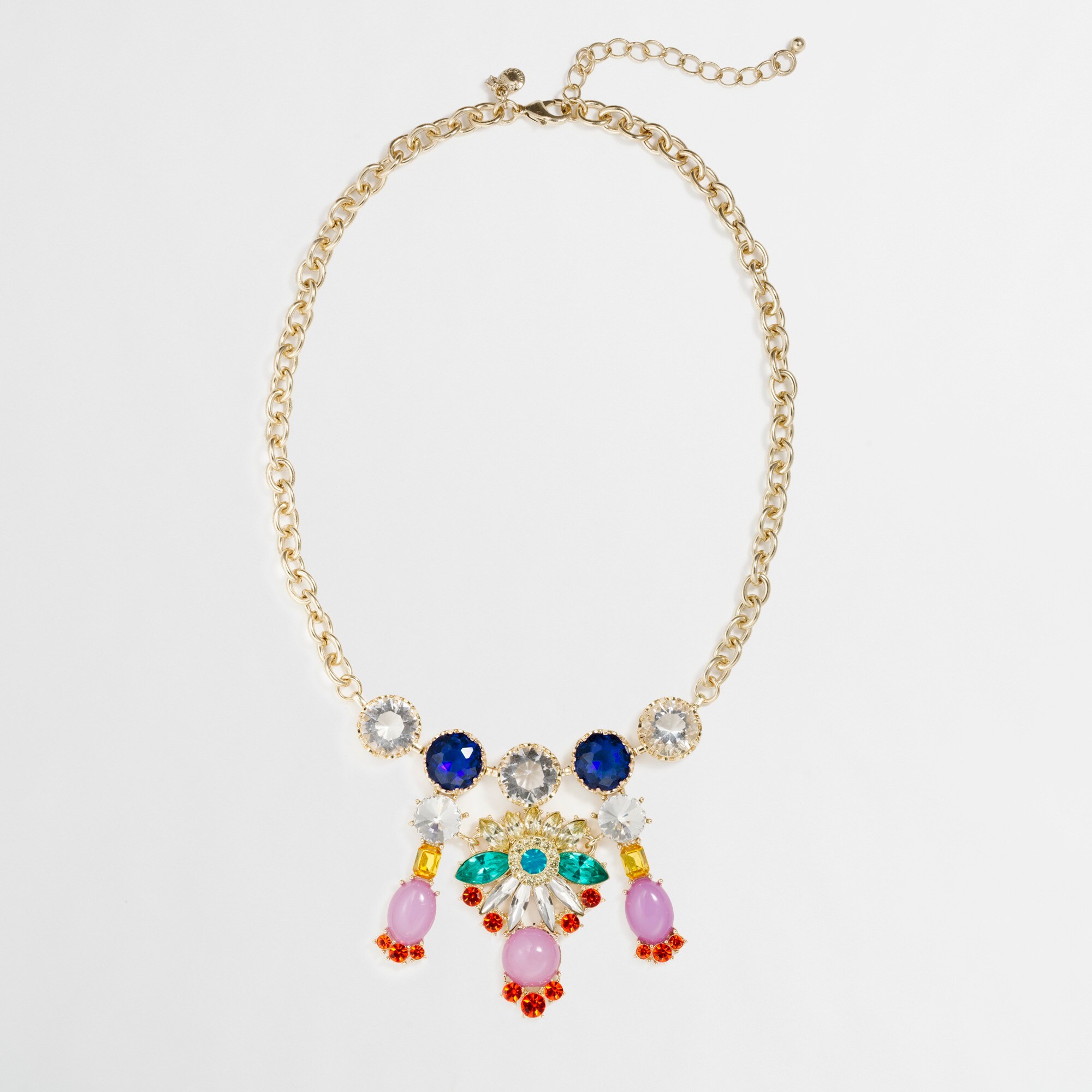Factory multicolor chandelier necklace