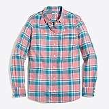Plaid classic button-down shirt in perfect fit