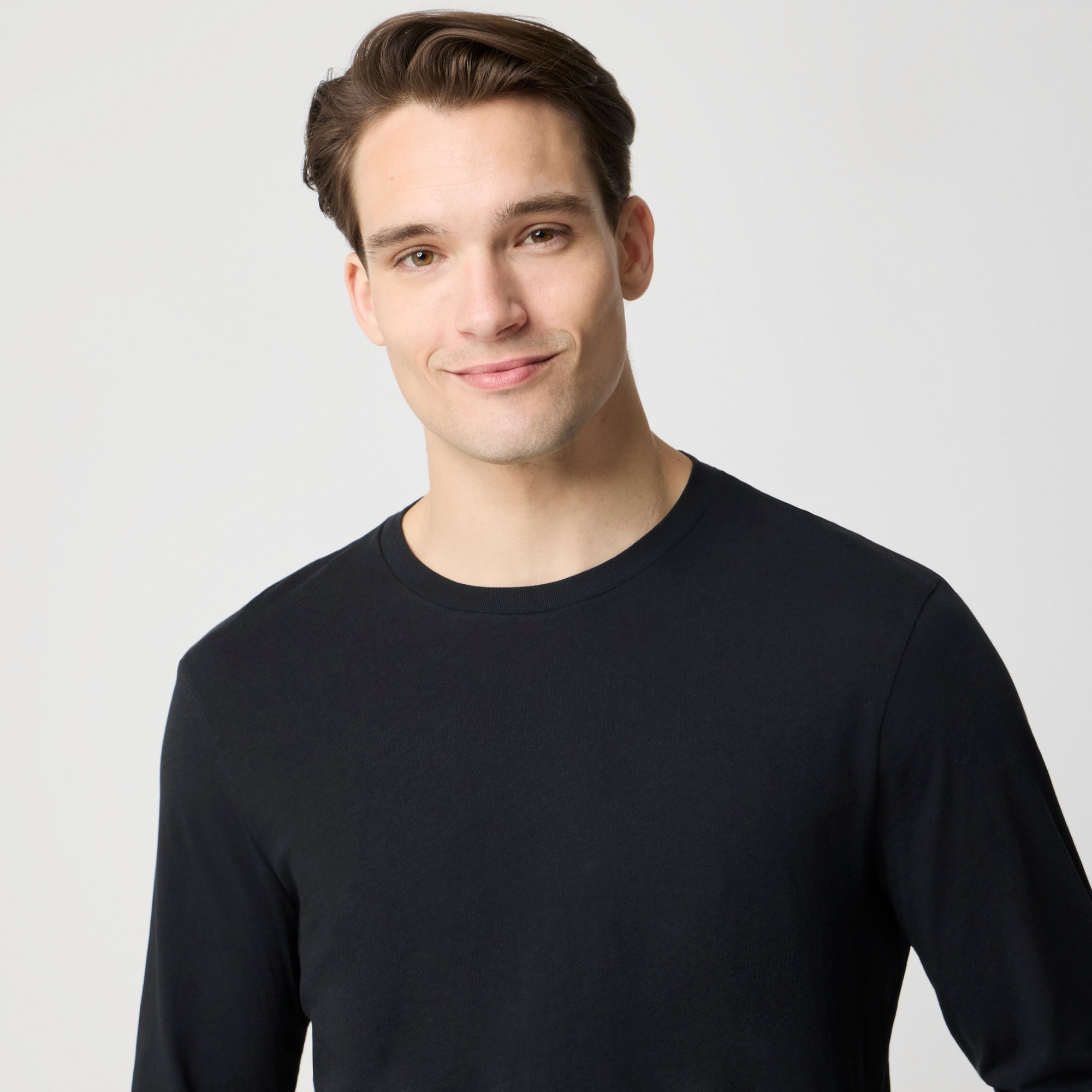 Long-sleeve jersey tee