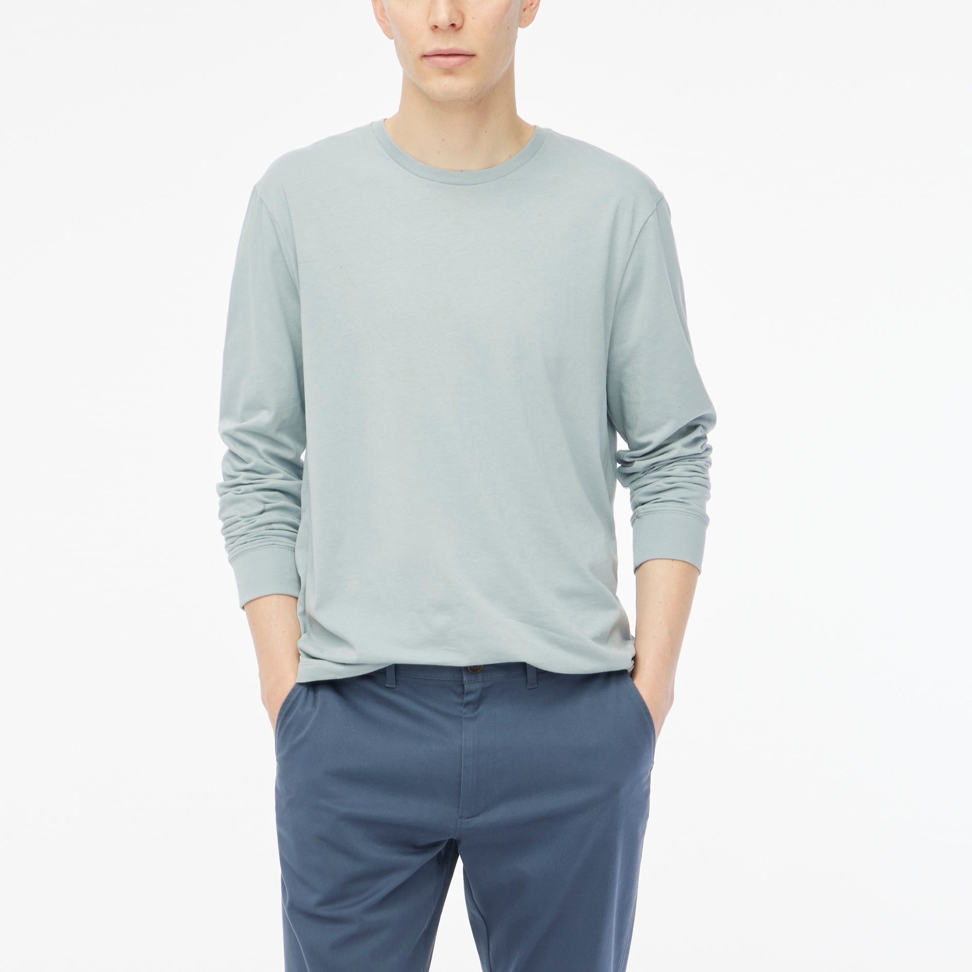 Long-sleeve jersey tee