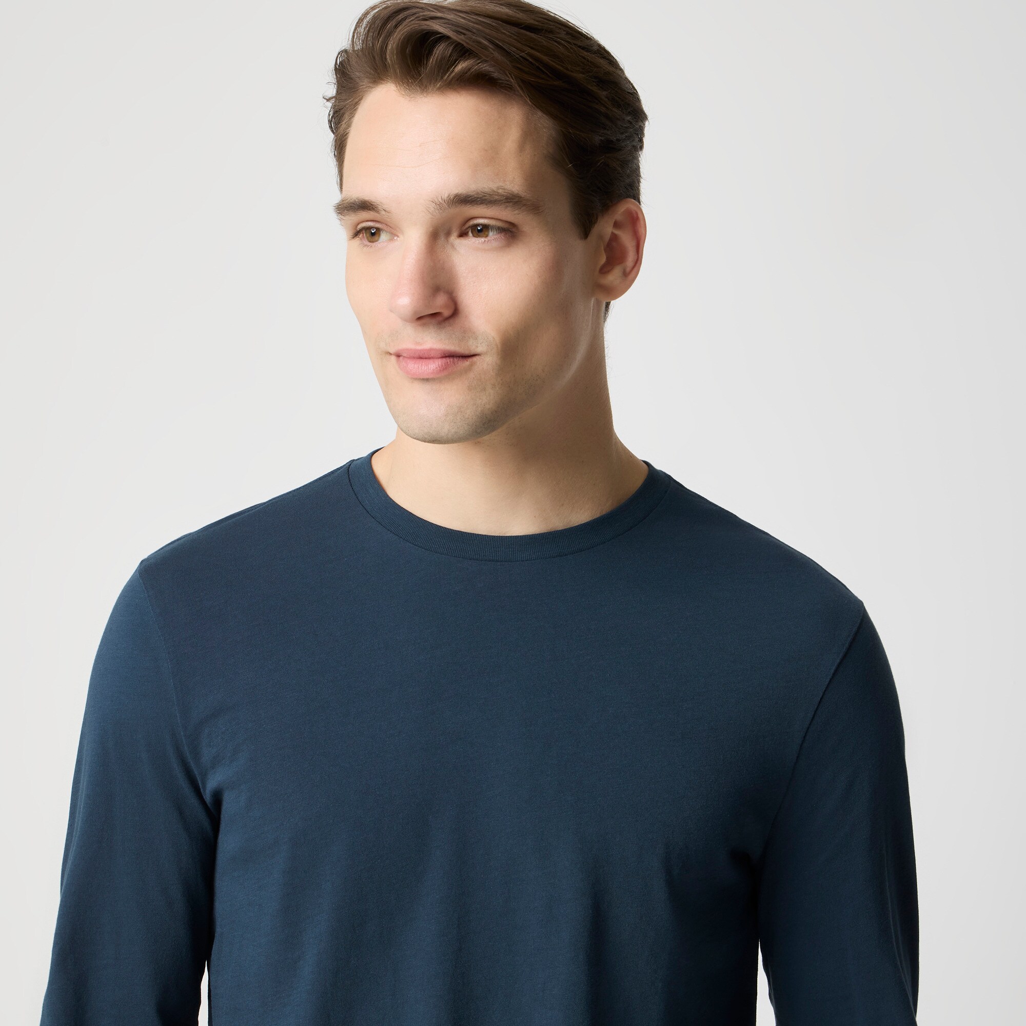 Long-sleeve jersey tee