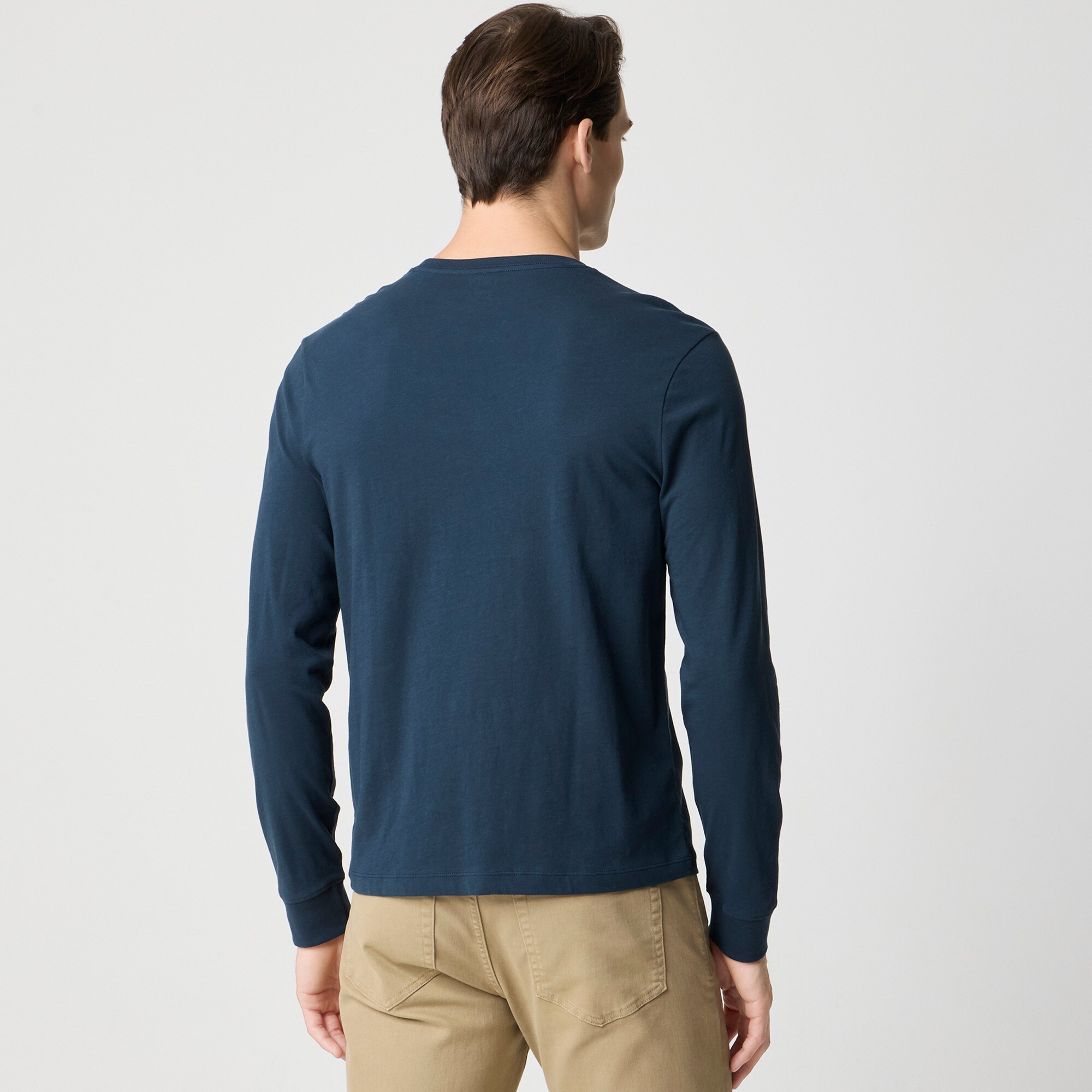 Long-sleeve jersey tee