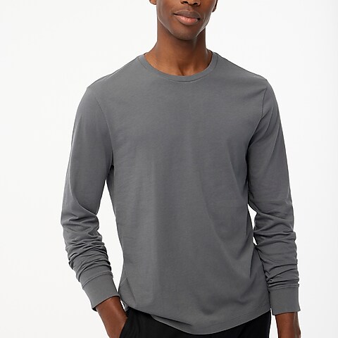 mens Long-sleeve washed jersey tee