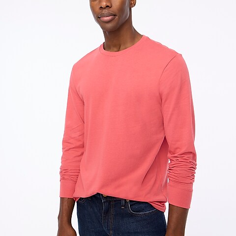 mens Long-sleeve washed jersey tee