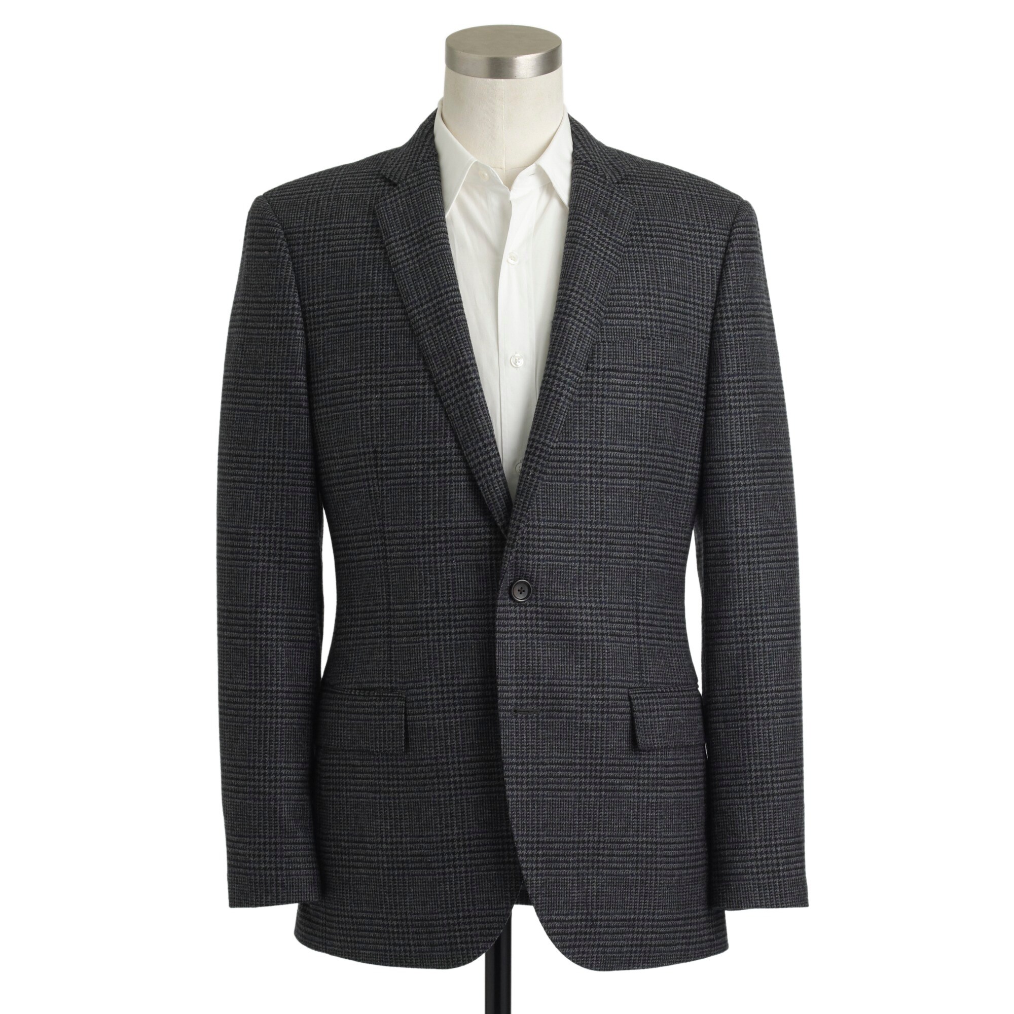 Ludlow sportcoat with double vent in glen plaid English wool : | J.Crew