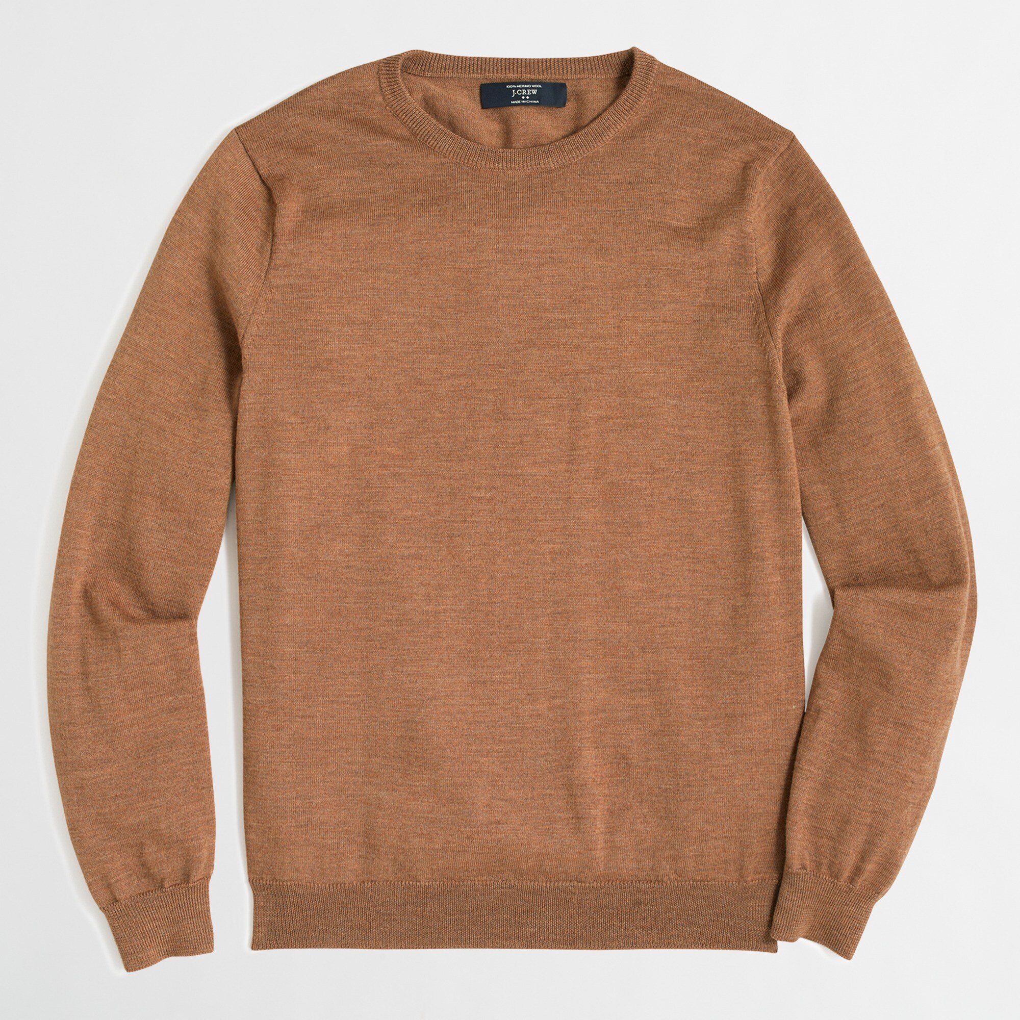 merino wool crewneck sweater for men