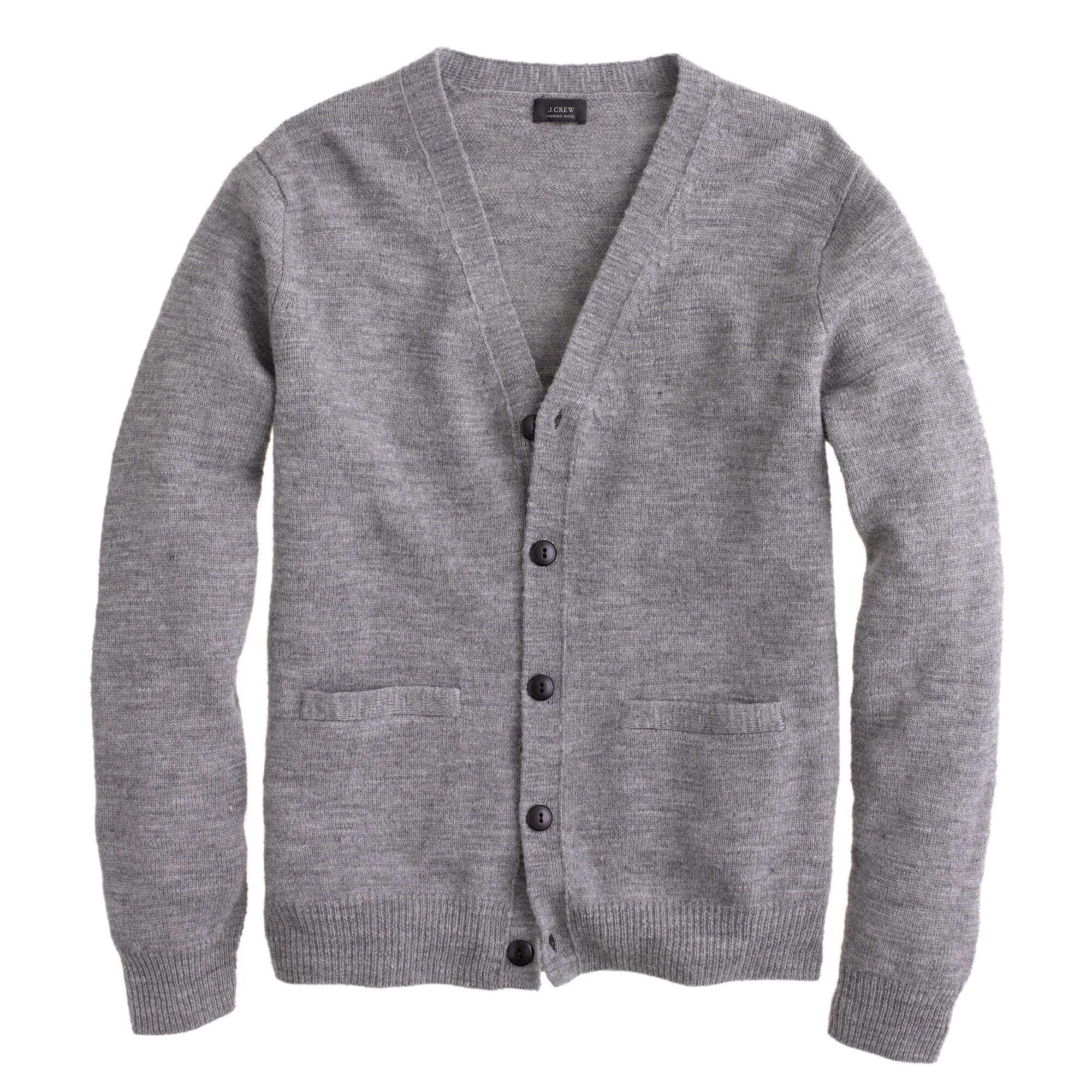 Rustic merino elbow-patch cardigan sweater : | J.Crew