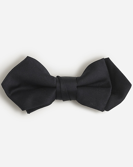 boys Kids' silk bow tie in black