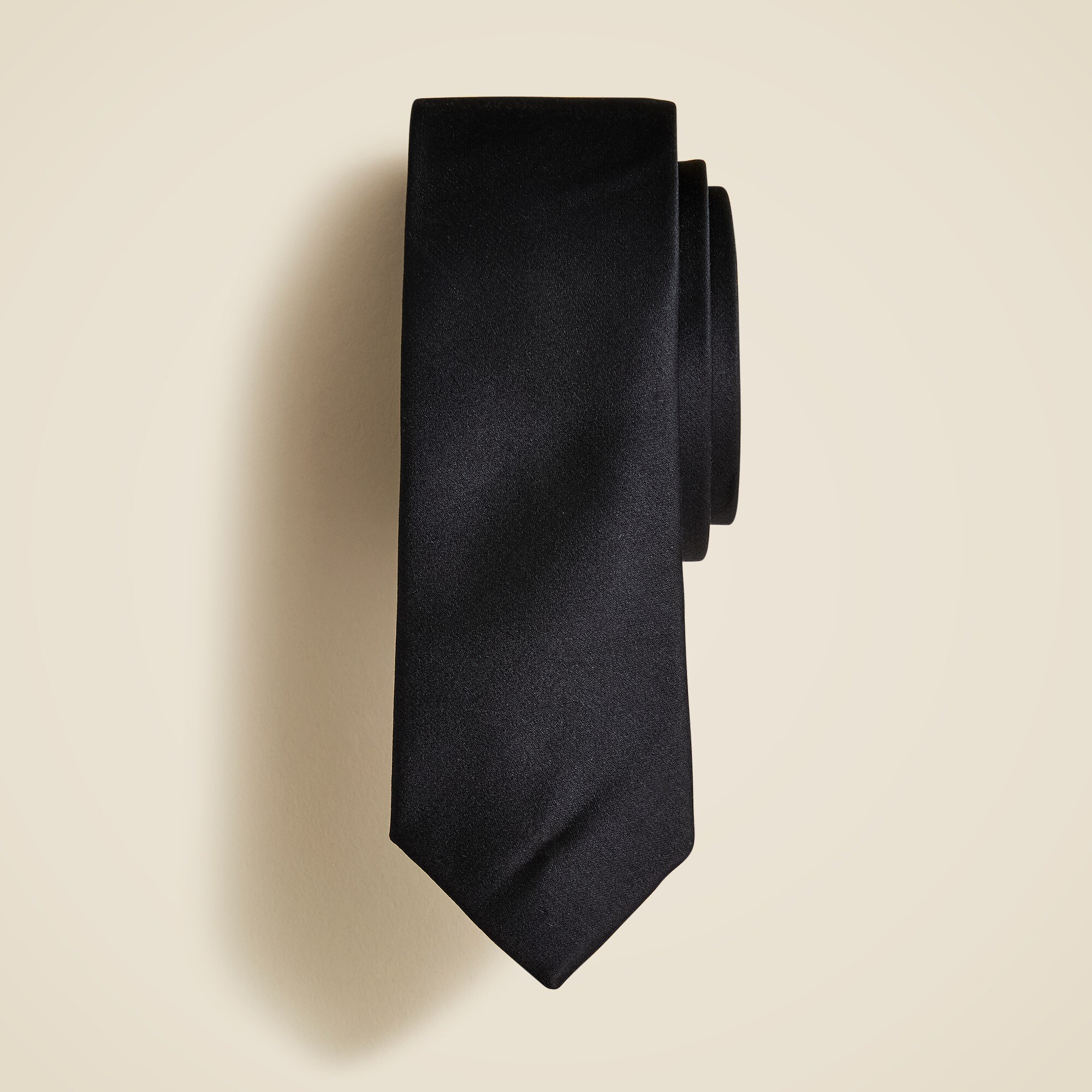  Kids' silk tie in black