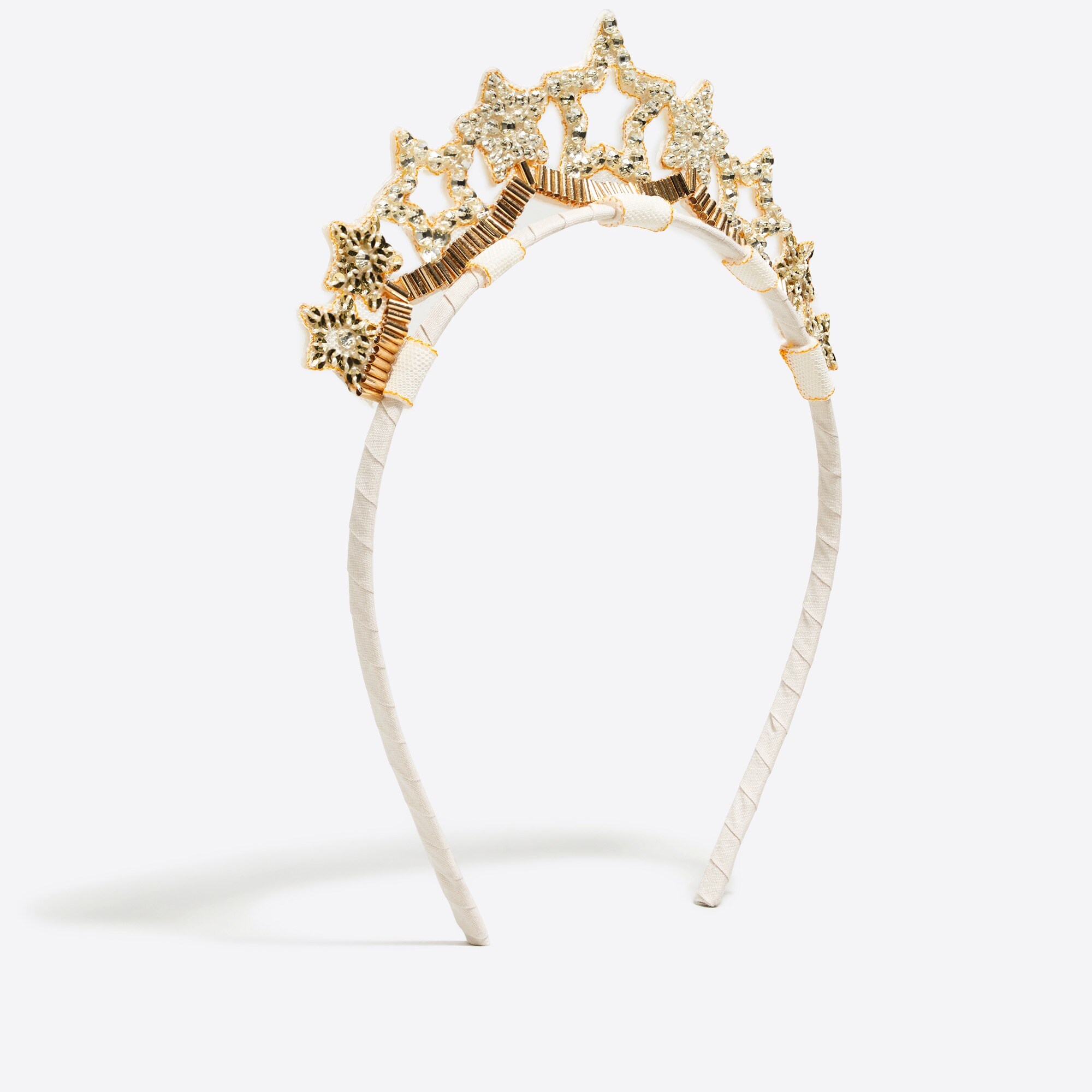 Girls' starry tiara headband