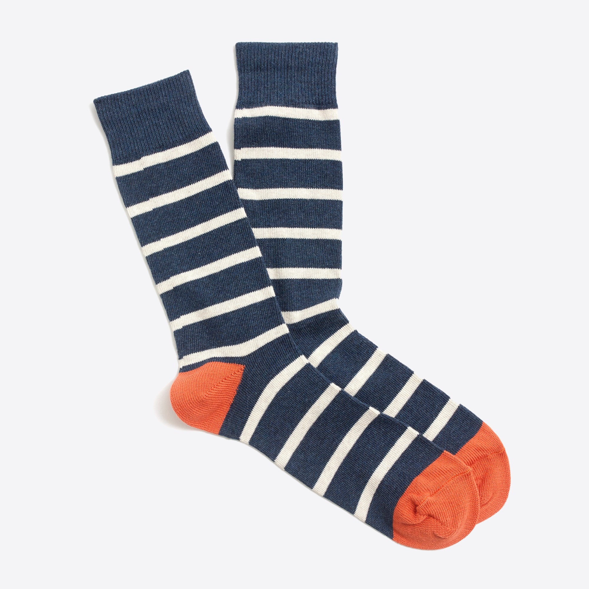 Tipped-stripe socks