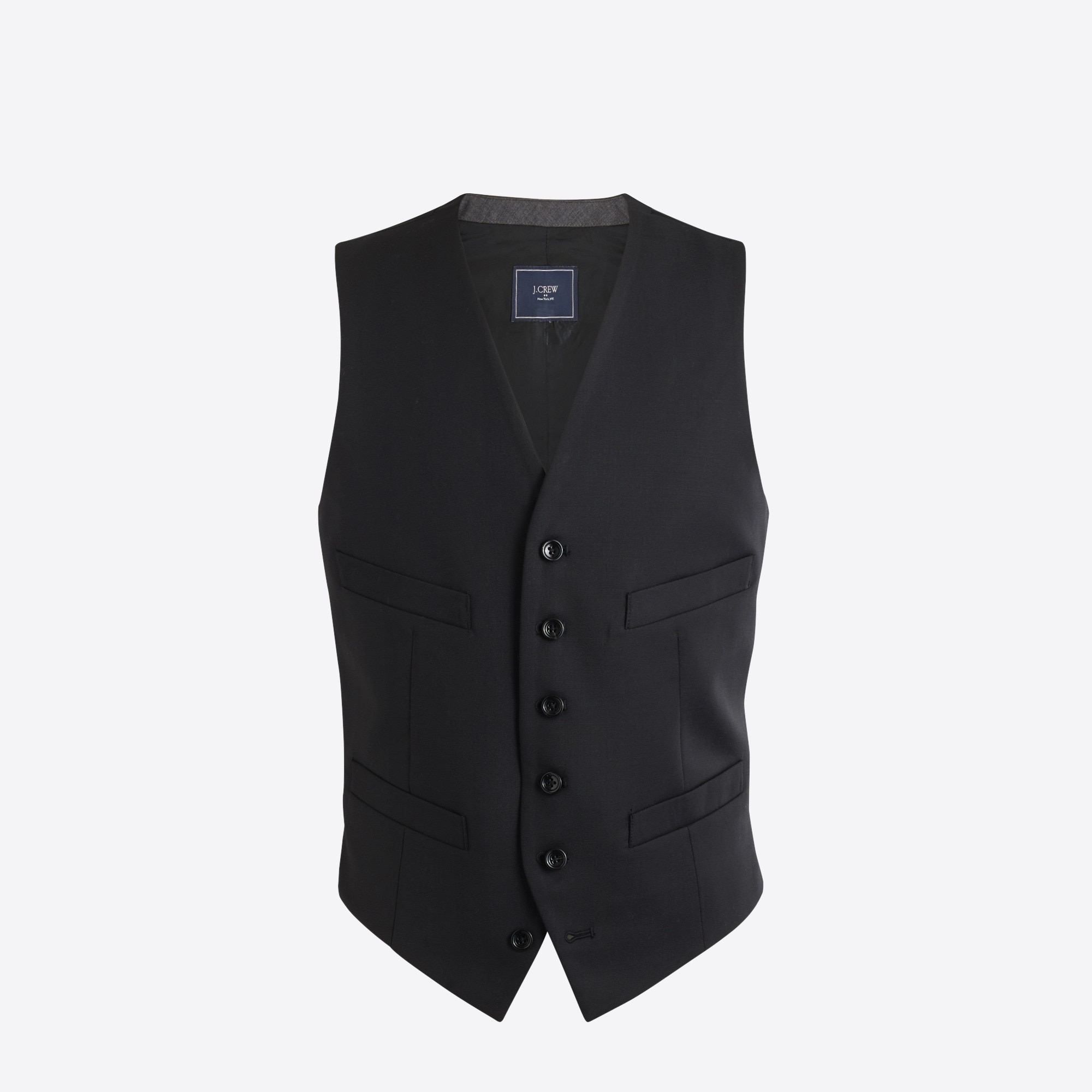 Thompson suit vest in worsted wool