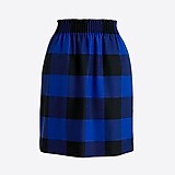 Wool sidewalk skirt in plaid