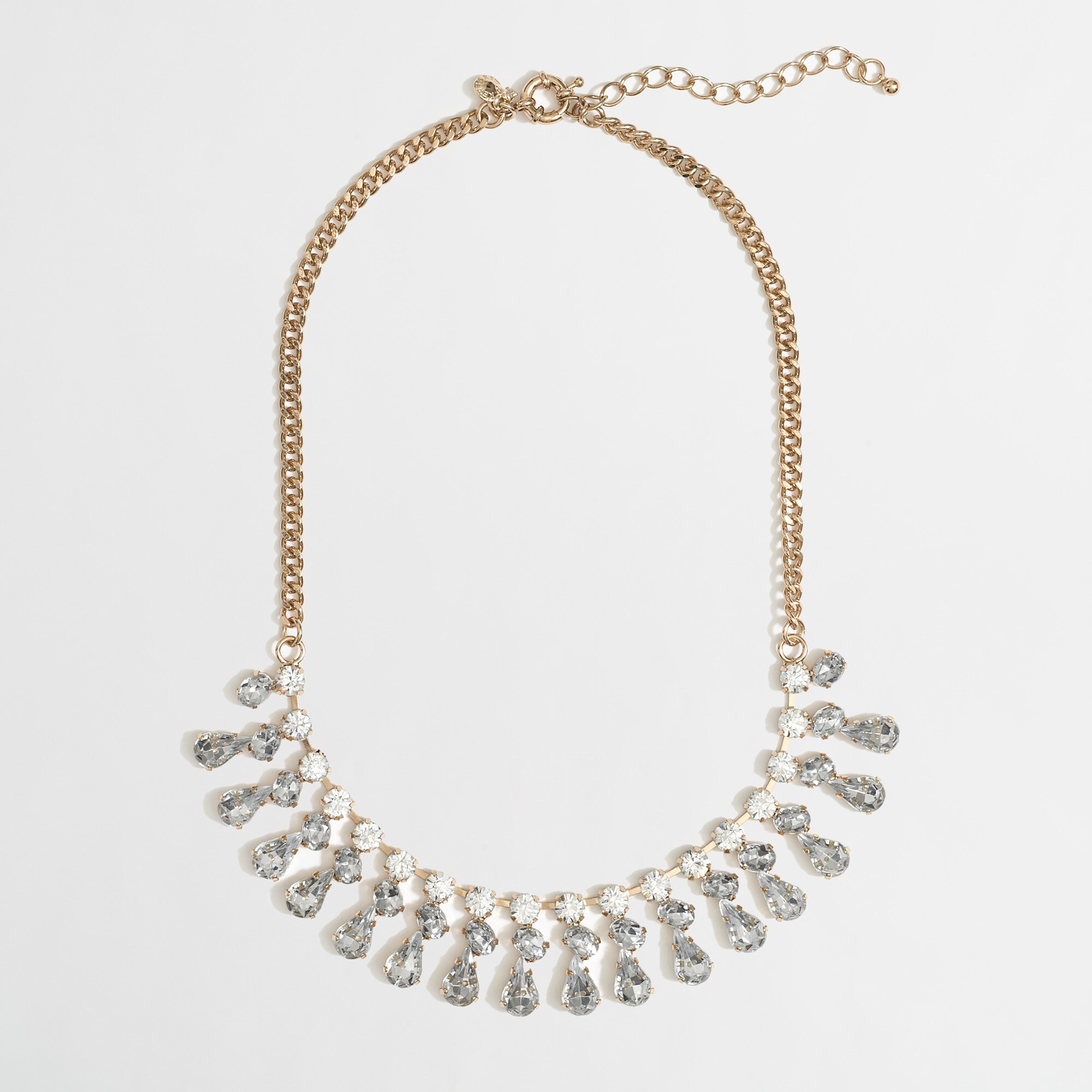 Factory crystal teardrop necklace