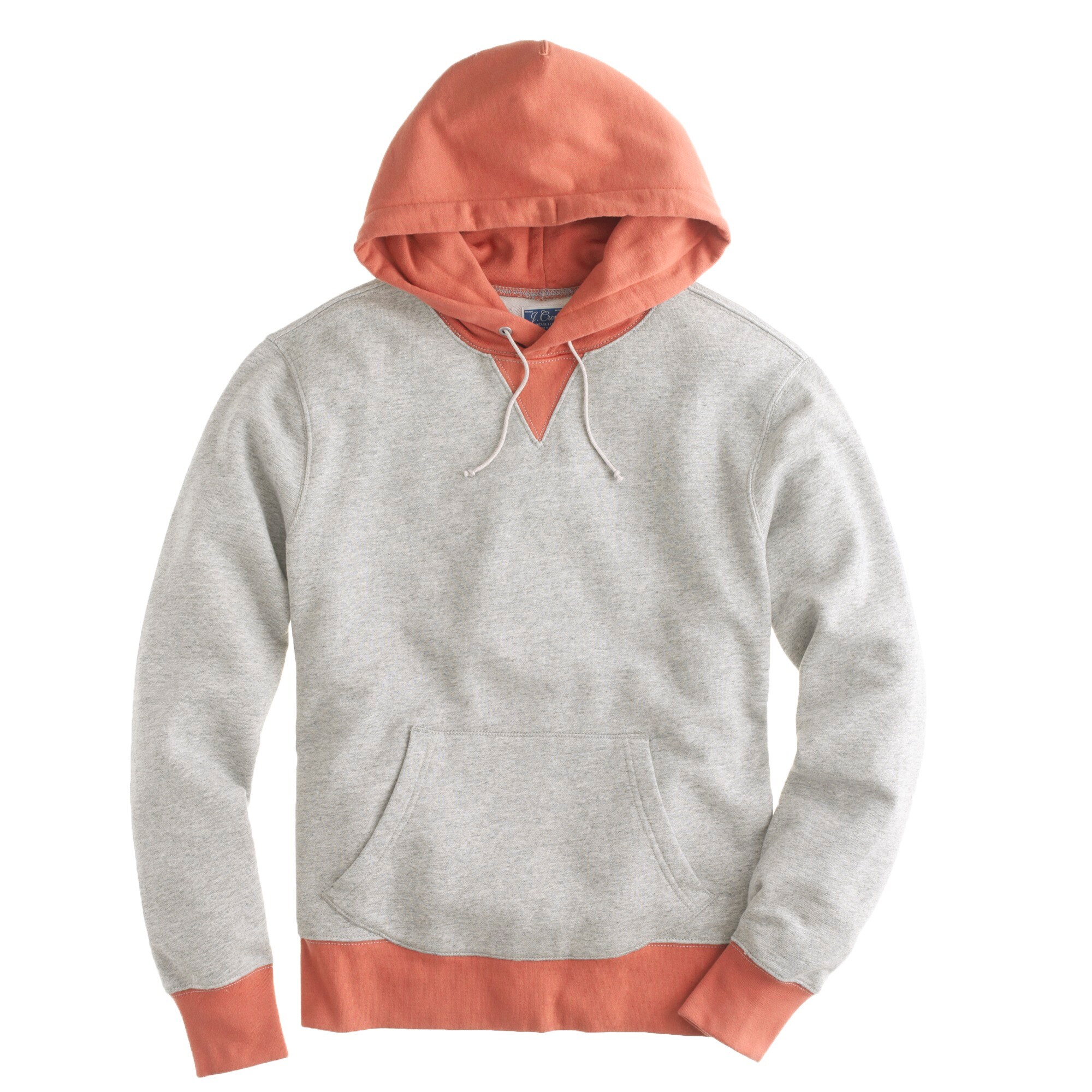 Contrast colorblock hoodie J.Crew