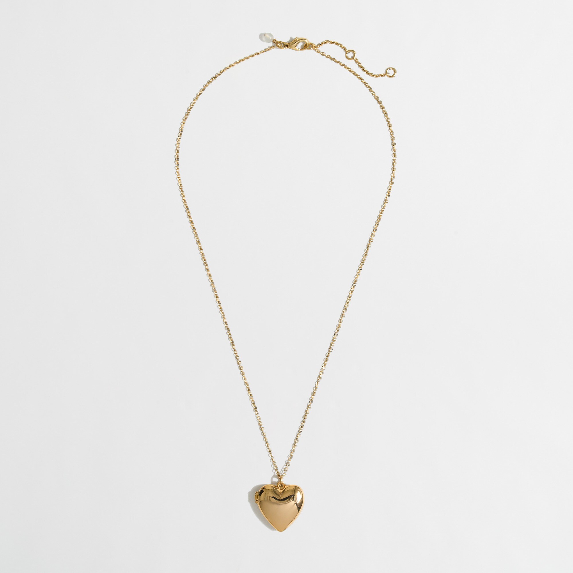 Girls' heart locket necklace